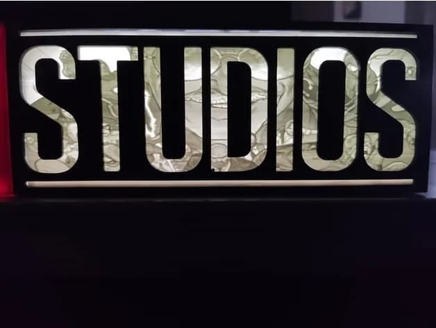 STL - Letrero Luminoso Marvel Studios
