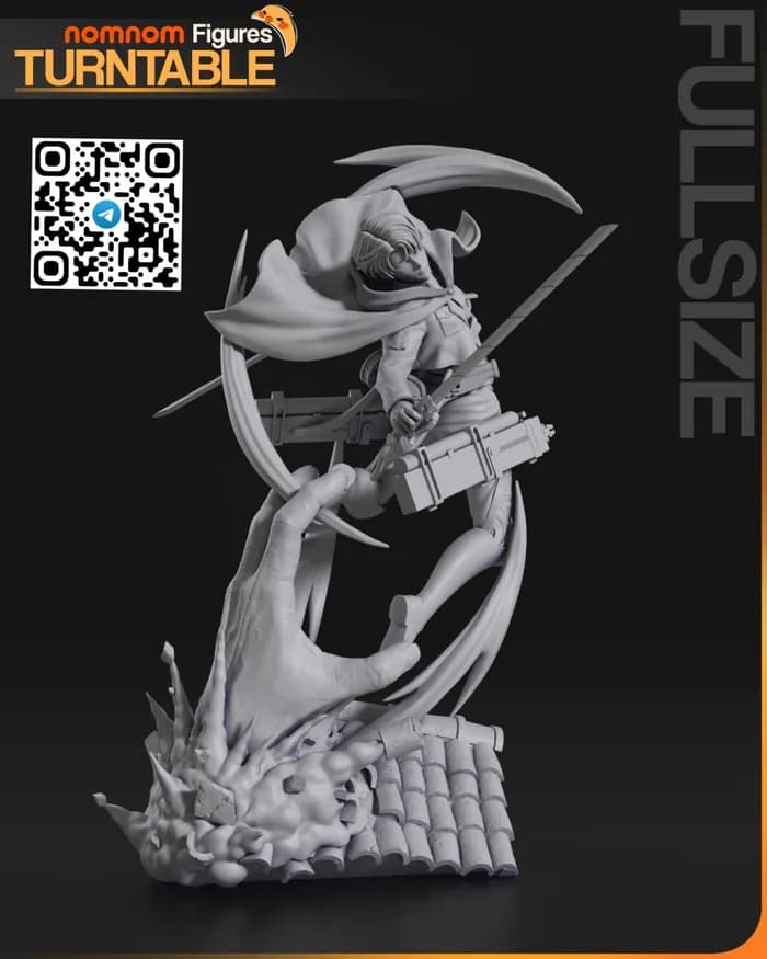 STL - levi 178mm split render 2