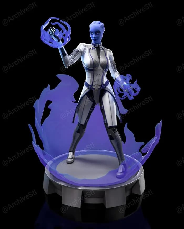 STL - liara by h3llcreator