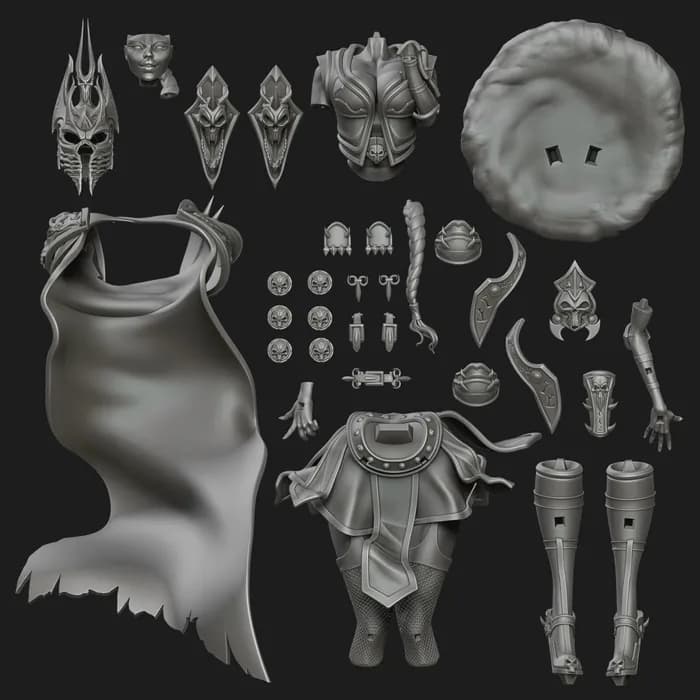 STL - lich girl render 5