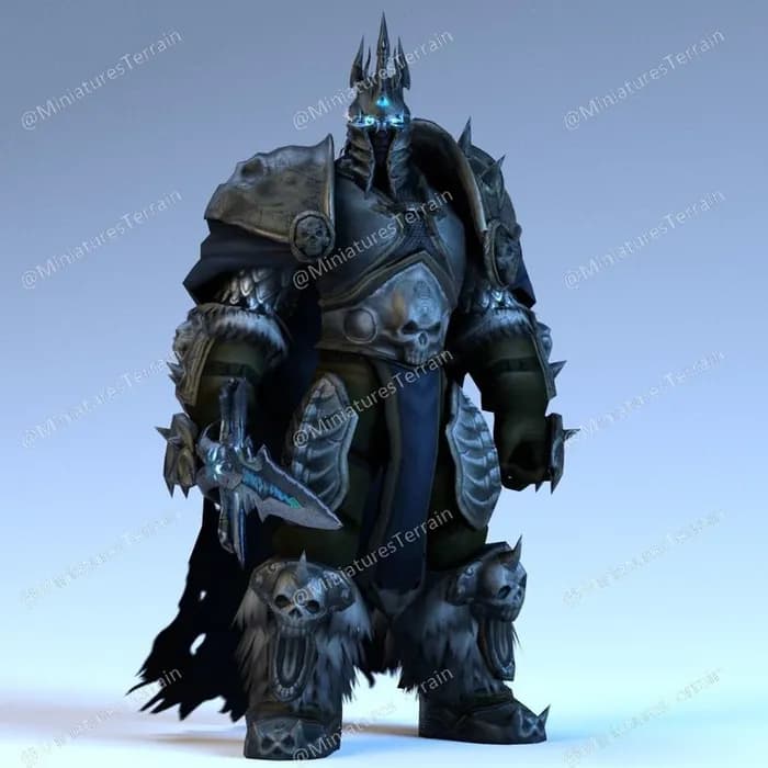 STL - lichking warcraft 3d model