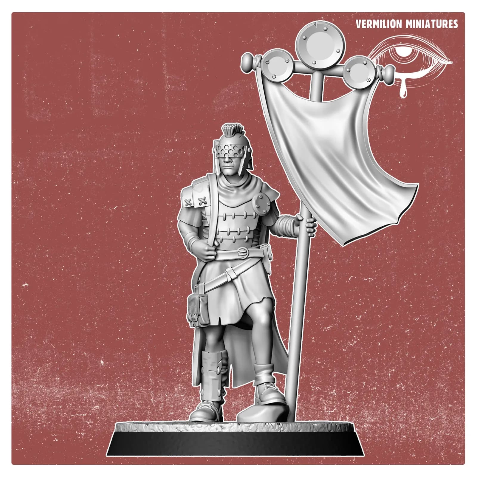 STL - Líder Espartano con Estandarte