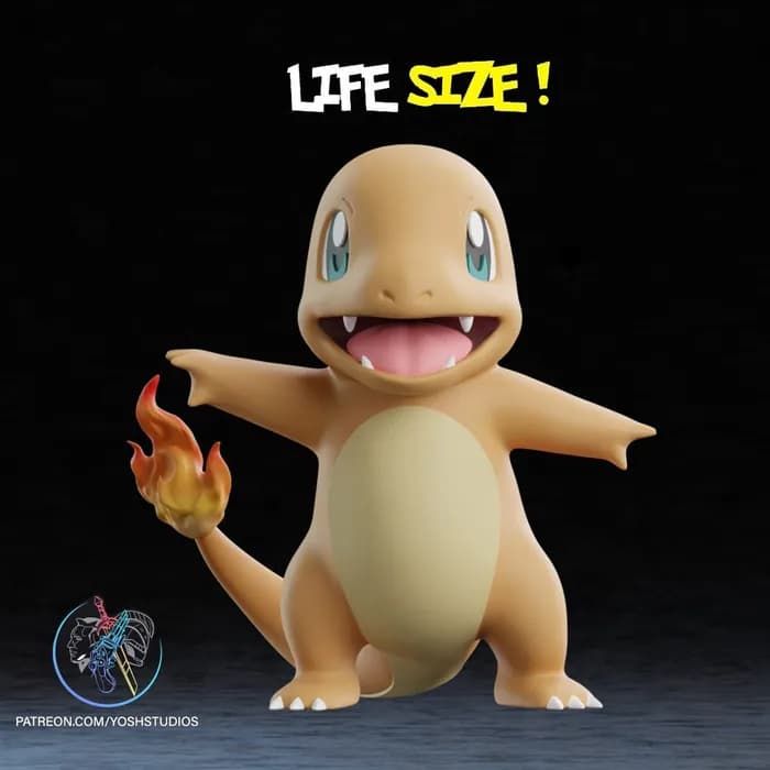 STL - life sized charmander