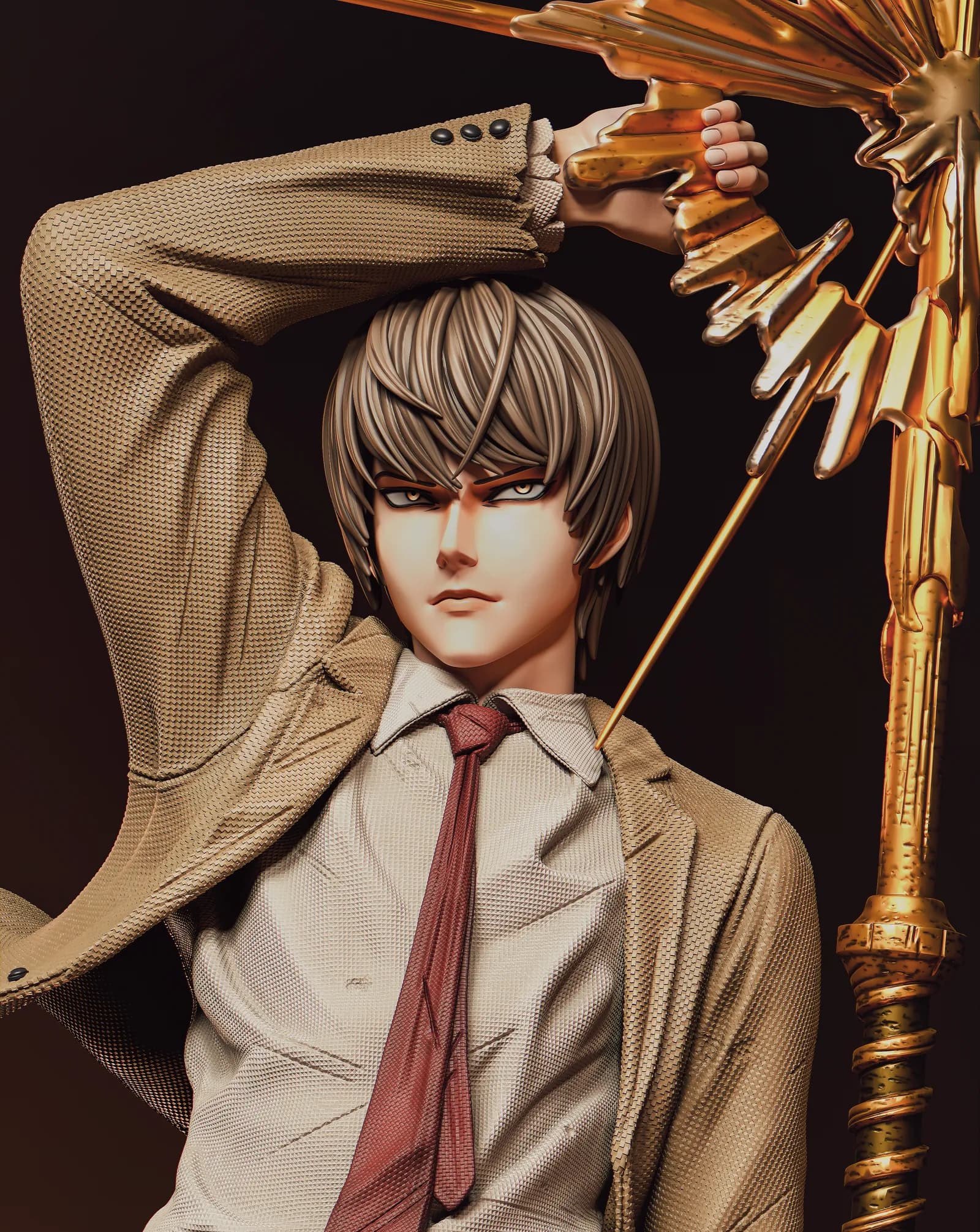 STL - Light Yagami figura render 5