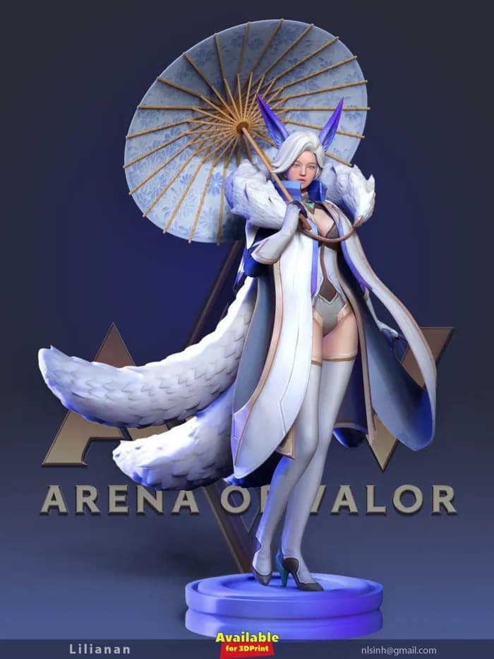 STL - liliana arena of valor render 2