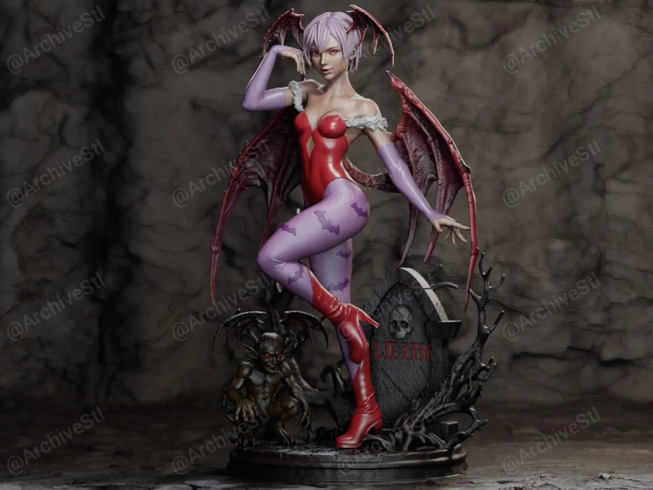 STL - Lilith Figura Demoníaca
