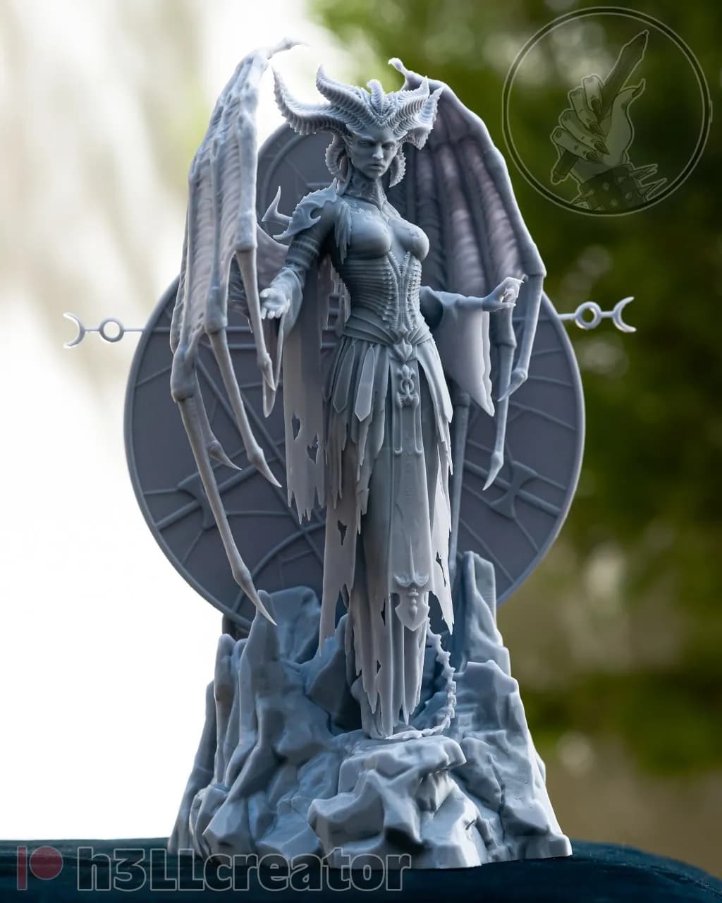 STL - Lilith, Reina Demoniaca render 3