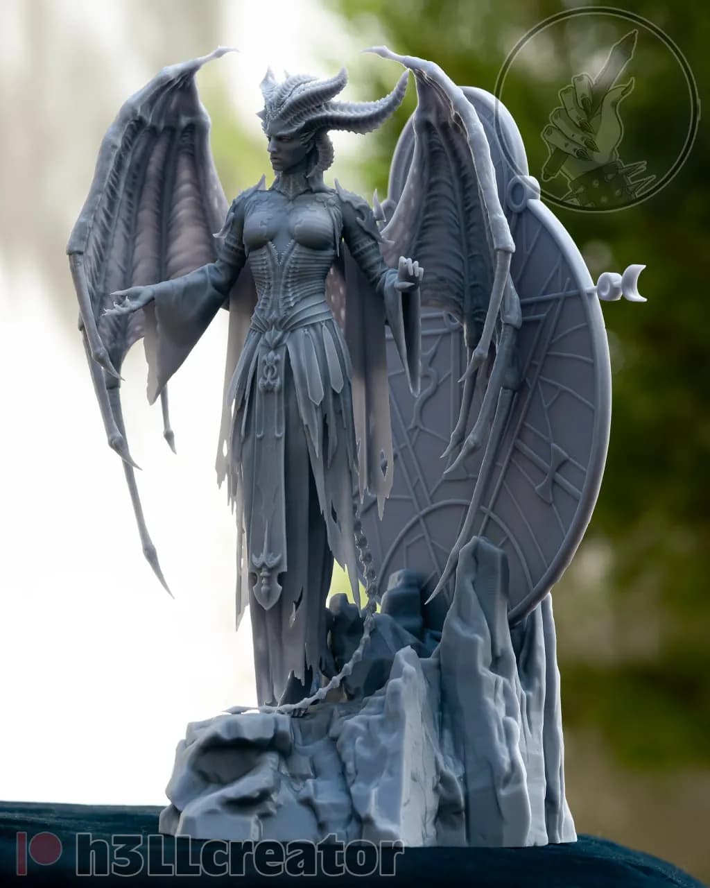STL - Lilith, Reina Demoniaca render 5