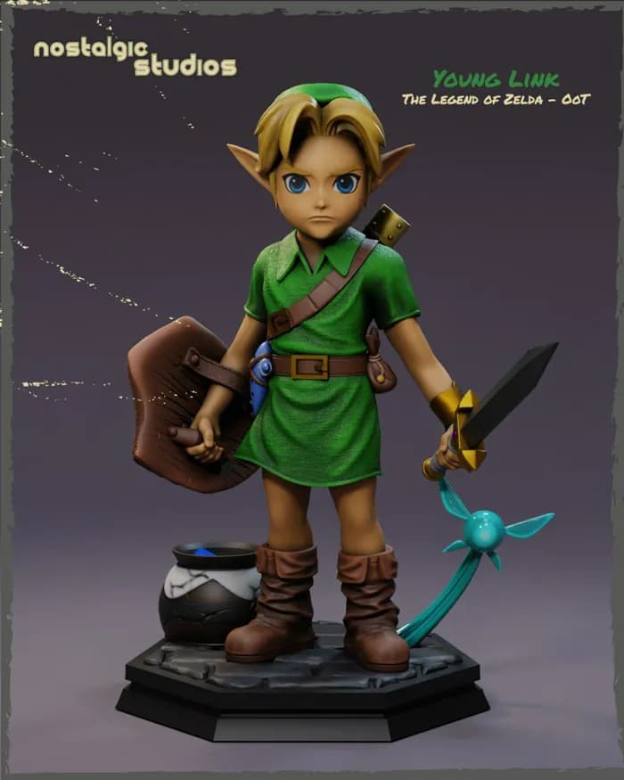 STL - Young Link from The Legend of Zelda
