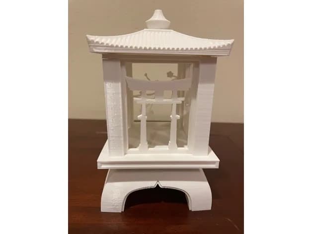 STL - Linterna de jardín japonesa