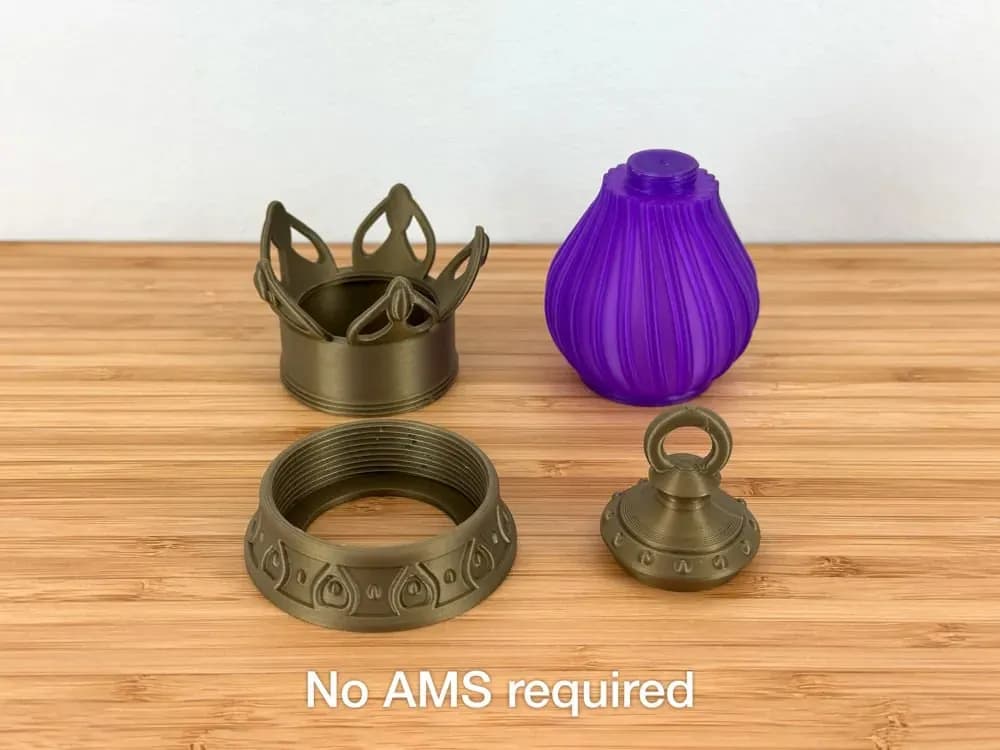 STL - Linterna de té de fantasía render 2