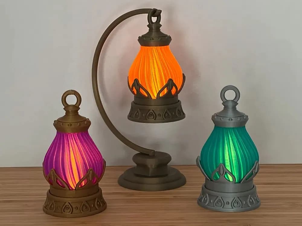STL - Linterna de té de fantasía render 3