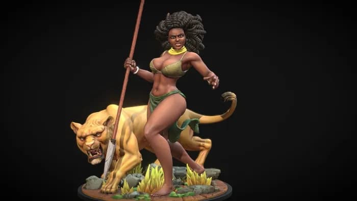 STL - lioness stl