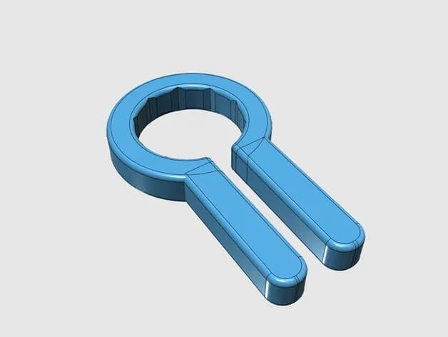 STL - Llave de boca métrica