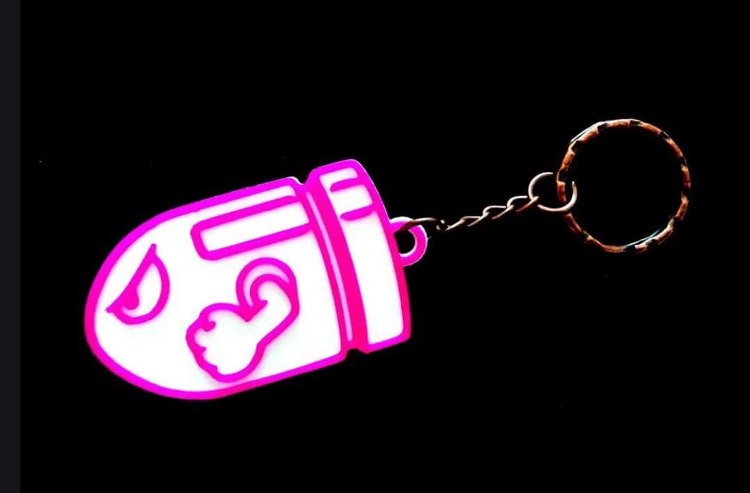 STL - Llavero Bala con Músculo