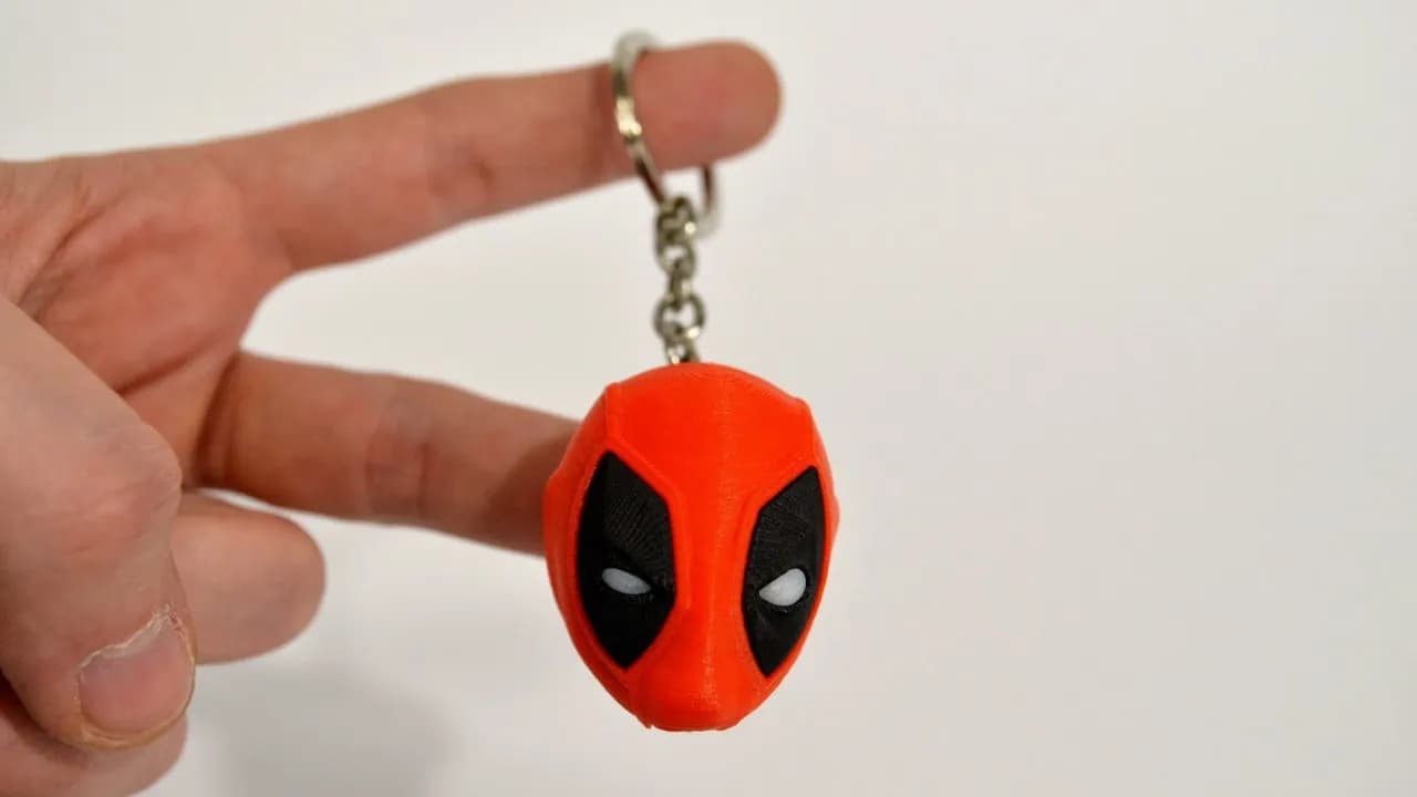 STL - Llavero Cabeza Deadpool