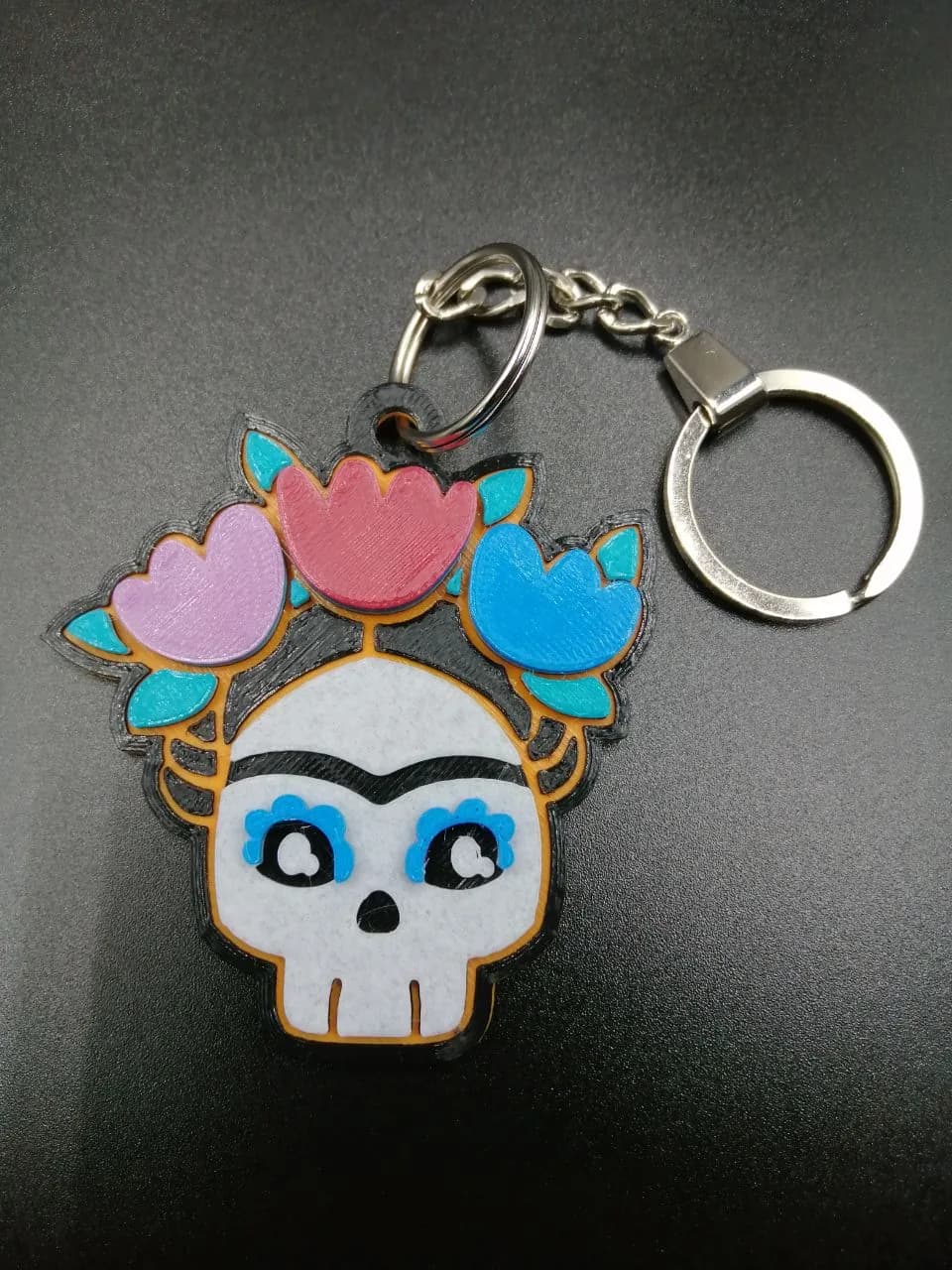 STL - Llavero Calavera Frida