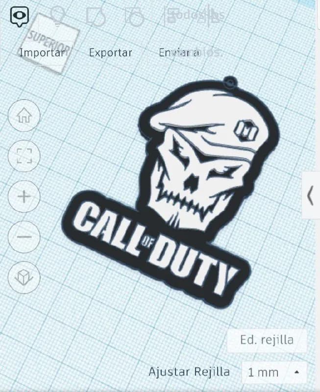 STL - Llavero Call of Duty