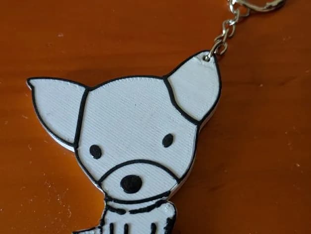STL - Llavero chihuahua