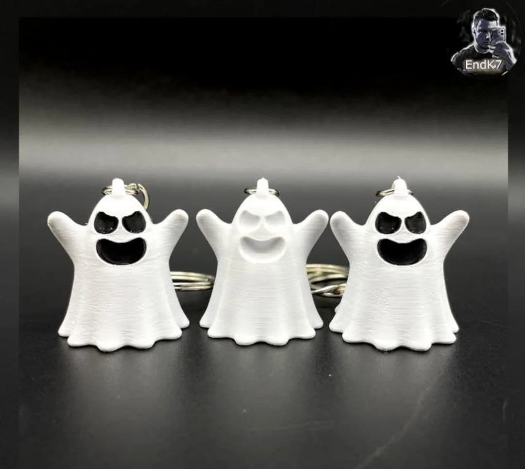 STL - llavero fantasma amigable