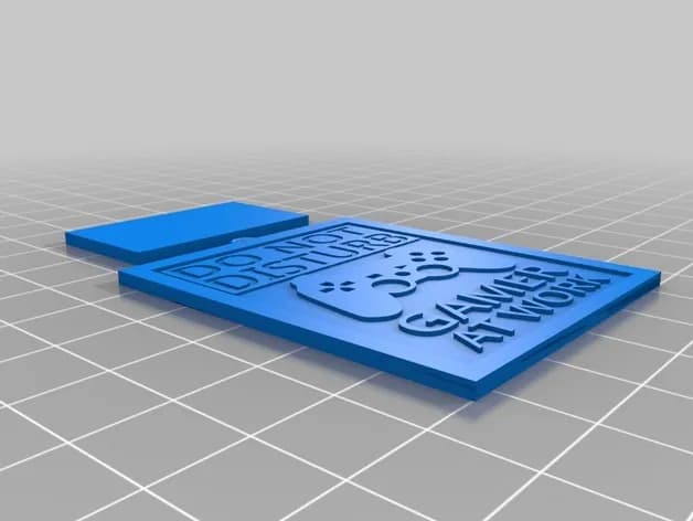 STL - llavero gamer render 4