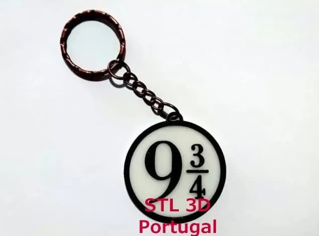 STL - llavero Harry Potter "9 3/4"