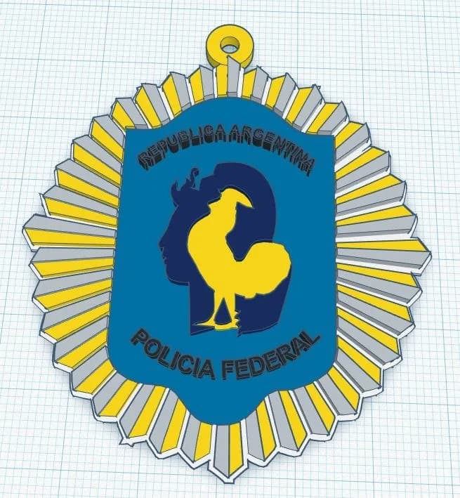 STL - Llavero Policía Federal Argentina