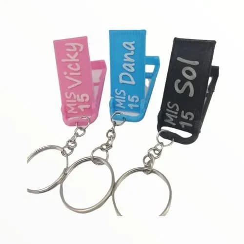 STL - llavero porta clip mis 15
