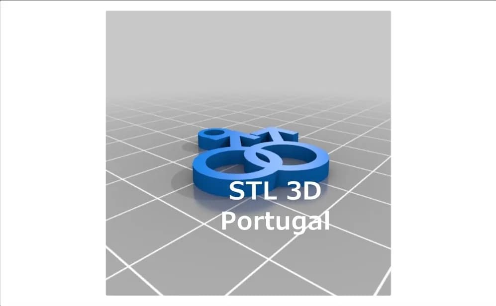 STL - llavero símbolo gay