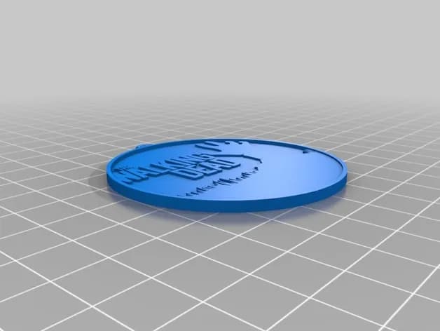 STL - llavero The Walking Dead render 2