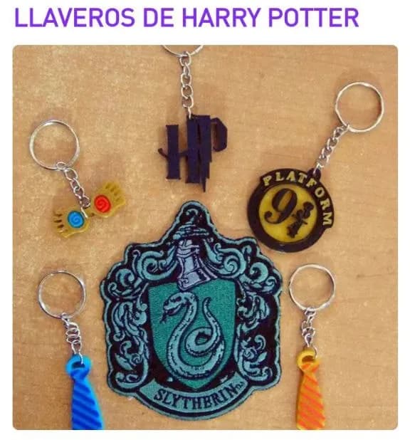 STL - Llaveros de Harry Potter