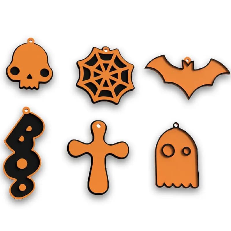 STL - Llaveros temáticos de Halloween