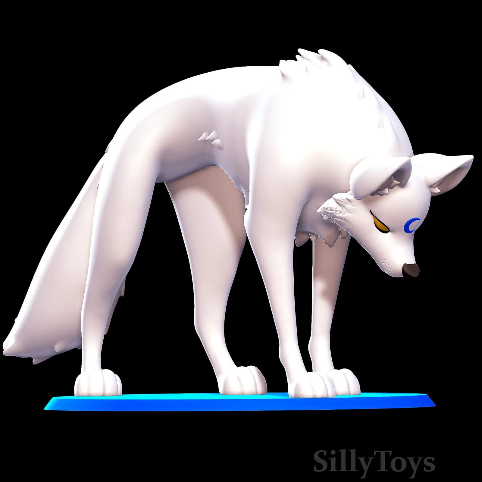 STL - Lobo Blanco render 3