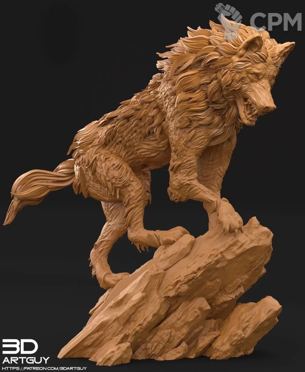 STL - Lobo formidable