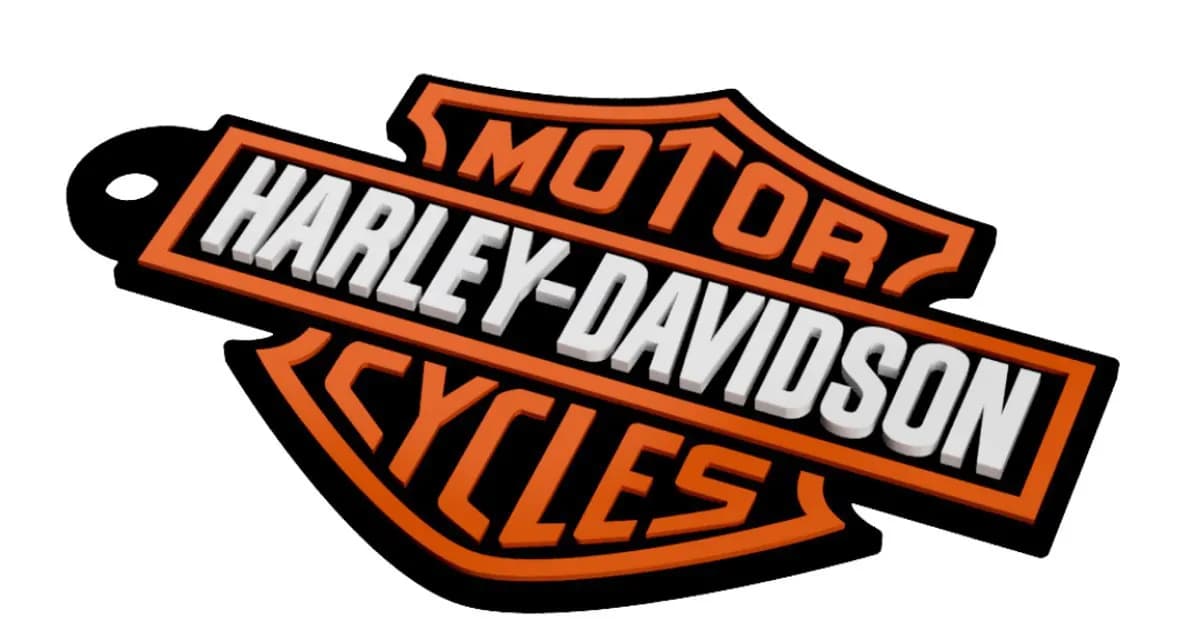 STL - Logo Harley Davidson