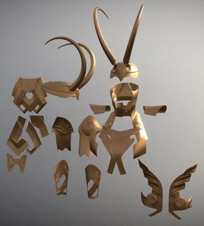 STL - loki armour