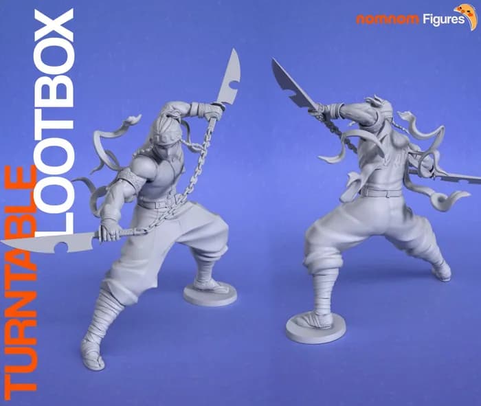 STL - lootbox uzui tengen render 2