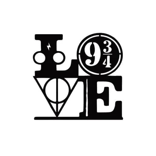 STL - Love Harry Potter 9 3/4 render 2