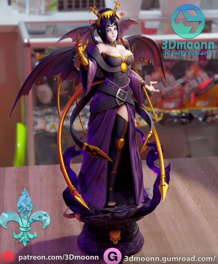 STL - luan mendes 3dmoonn lilithmon