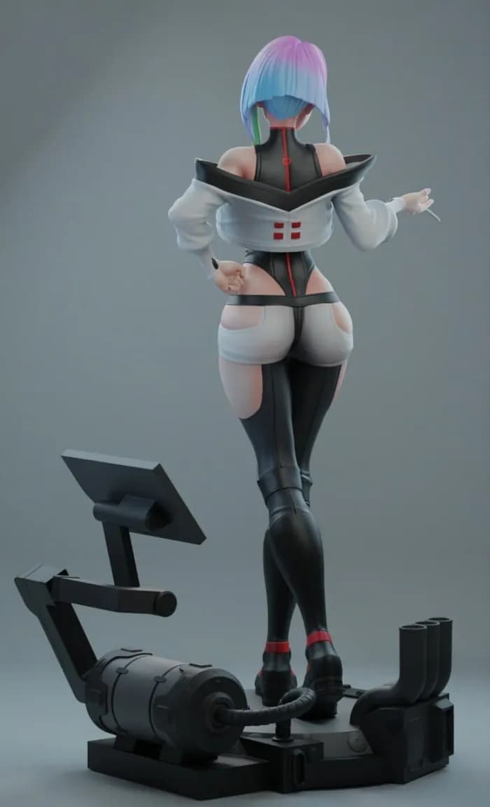 STL - Lucy Cyberpunk Edgerunners render 2