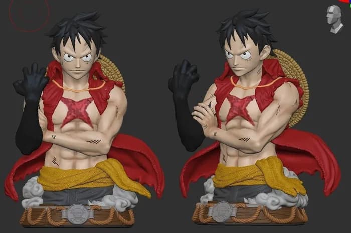 STL - luffy bust
