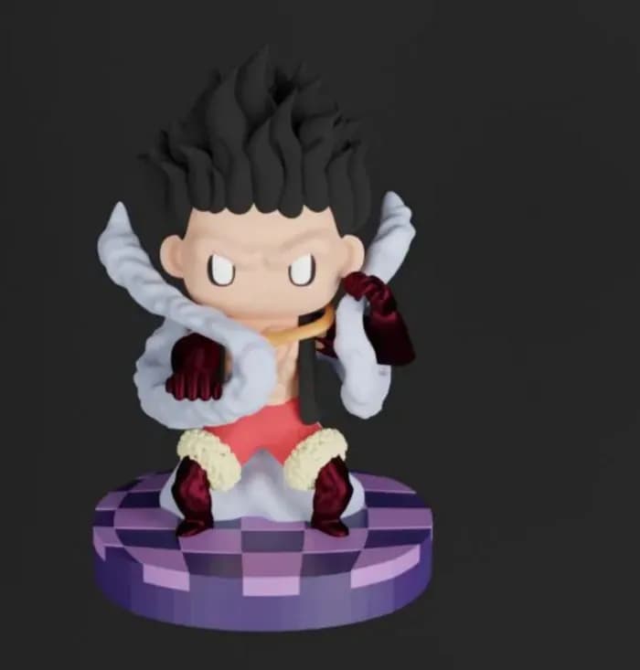 STL - luffy gear 4