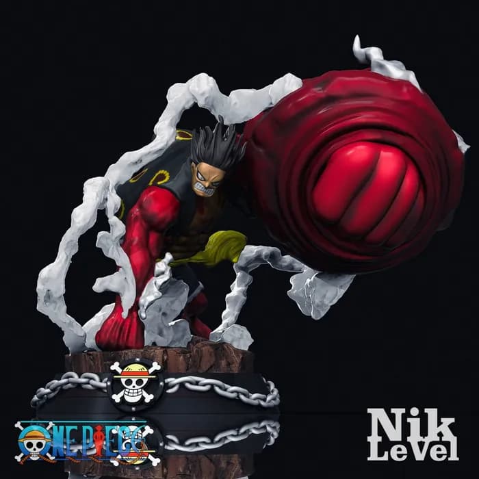 STL - luffy gear 4 kong v2 3d printable