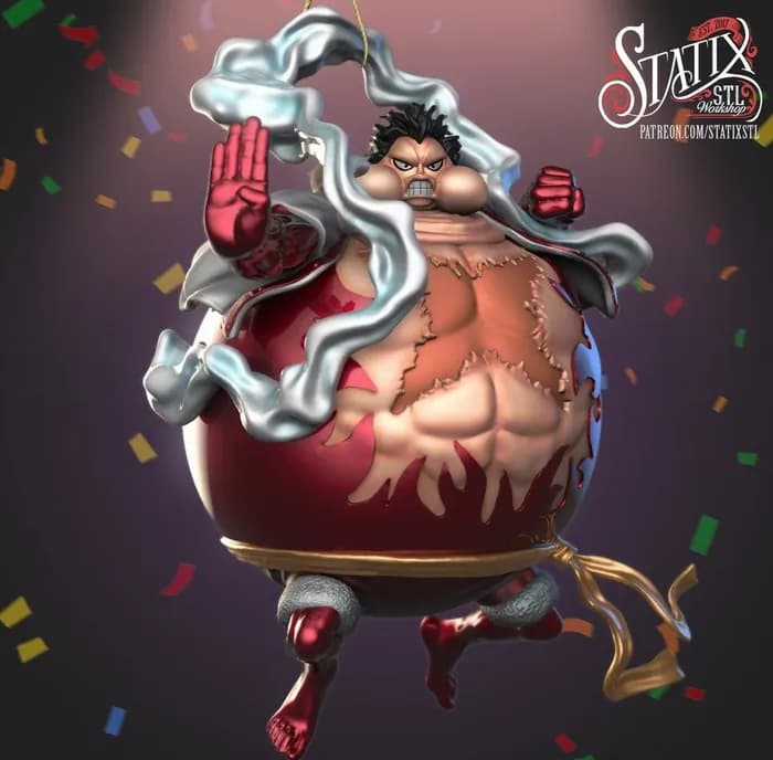 STL - Luffy Gear 4 Tankman