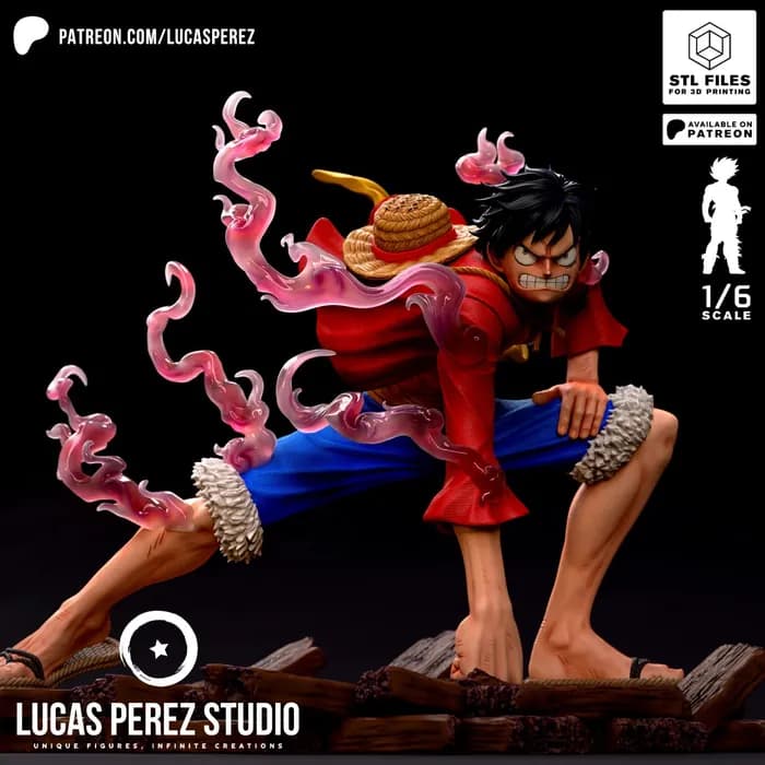 STL - luffy gear second