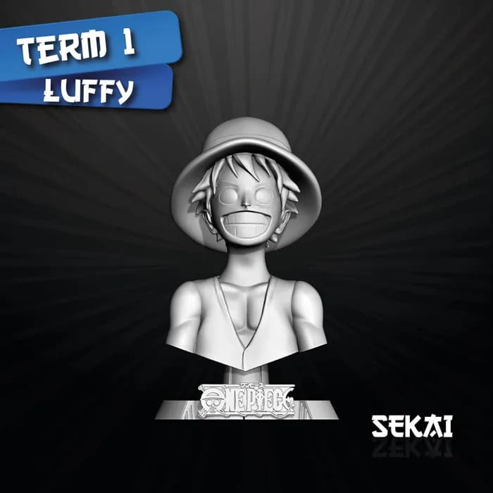 STL - luffy sculpture sekai 3d models