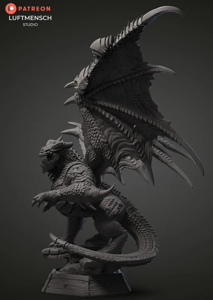 STL - luftmensch deathwing render 4
