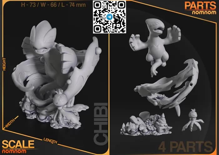 STL - lugia render 2