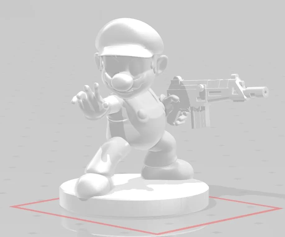 STL - Luigi con rifle