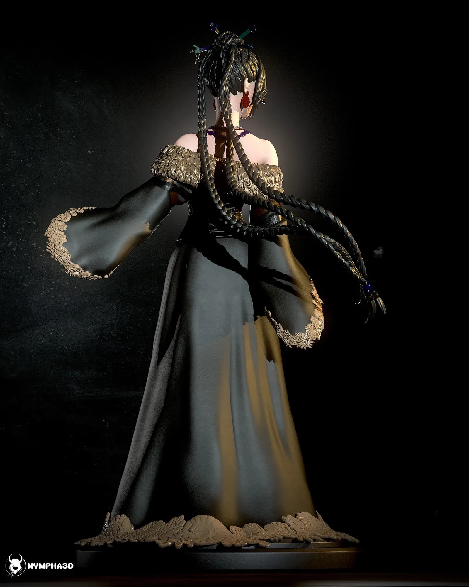 STL - Lulu con Moogle render 4